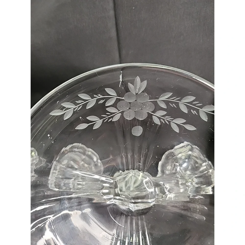 VTG 3 Prelude by Martinsville Viking- Circa 1950, 2-light Crystal Candlestick‎